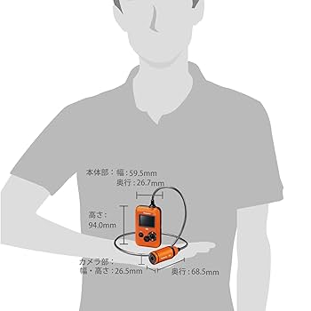 Amazon | パナソニック ウェアラブルカメラ オレンジ HX-A500-D